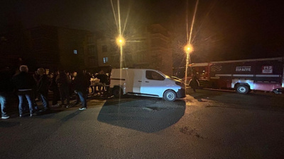 Ankara'da sağanak istinat duvarını çökertti