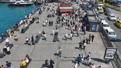Eminönü'nde Kurban Bayramı öncesi yoğunluğu