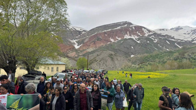 Pülümür'de bayramda çevre nöbeti: Halk maden şirketine karşı ayakta