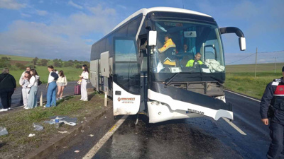 İstanbul’dan Kapadokya’ya giden tur otobüsü kaza yaptı: 16 yaralı var