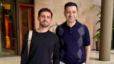 Bernardo Silva Marmaris'e geldi: Galatasaraylı iş adamıyla buluştu