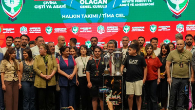 Yeniden başkan seçildi Süper Lig'de şampiyonluk sözü verdi.
