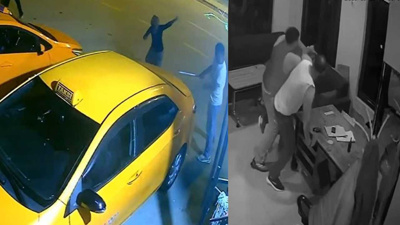 Taksi şoförlerine bıçaklı sopalı saldırı! 3 yaralı