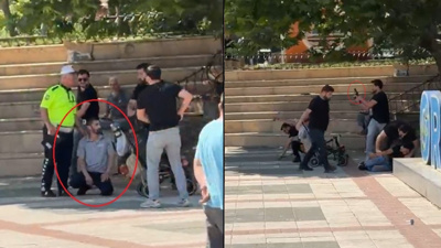 Bursa'da bıçaklı kavga! Sivil polisler havaya ateş açtı, 2 gözaltı