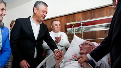 Özgür Özel İmamoğlu'nun kayınpederini hastanede ziyaret etti