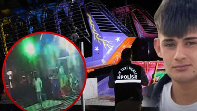 Lunapark çalışanının feci ölümü kamerada! Bir anlık dikkatsizlik hayatına mal oldu