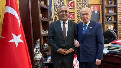 Sezgin Tanrıkulu'ndan Devlet Bahçeli'ye ziyaret