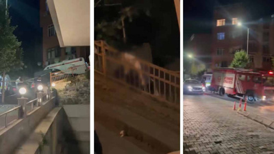 İstanbul'da demir korkuluklara kabloyla asılı ceset bulundu