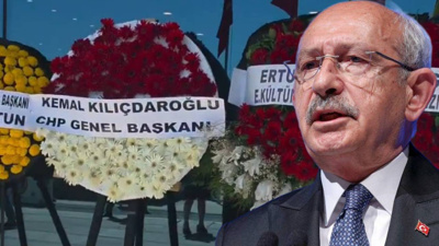 Kılıçdaroğlu'nun çelengi Kadir İnanır'ın veda törenine alınmadı