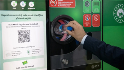 DOA sistemi tüm Türkiye'de başlıyor: Boş şişeyi getirene ATM'den nakit para