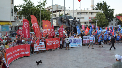 NATO'ya tepki için yürüdüler: "Savaşa değil, barışa bütçe"