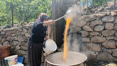 Bingöl’de köylülerin mesaisi başladı! 5 gün dinlendirip satıyorlar