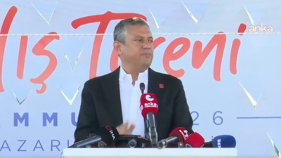 Özgür Özel açılışta konuştu: 'CHP'li belediyeler saldırılara rağmen hizmet üretiyor'