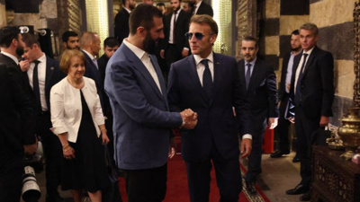 Şam'da Macron'un kaldığı otelin yakınında patlama!