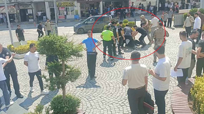 Bursa Adliyesi'nde tansiyon yükseldi! Tekme ve yumruklar havada uçuştu