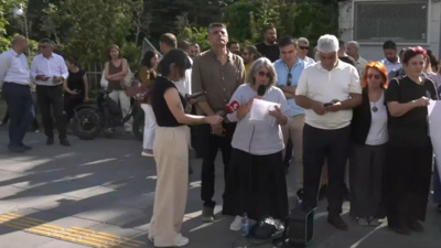 KESK'ten Ankara Adliyesi önünde dikkat çeken çağrı