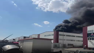 Ankara'da fabrika yangını: İşçilerin dikkati faciayı önledi