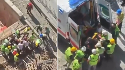 İnşaatta feci ölüm! İskeleden düşen genç işçi kurtarılamadı