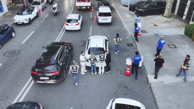 İstanbul'da değnekçi operasyonu