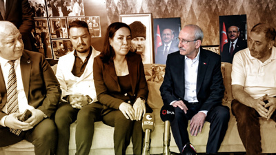 Kılıçdaroğlu'ndan kontrollü iş hanı gezisi! Çalınan davul zurna tüm sesleri bastırdı
