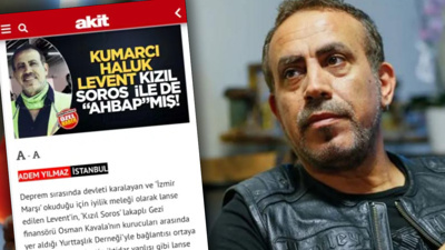 Yeni Akit yanlış Haluk Levent'i hedef alınca derneği yerden yere vurdu