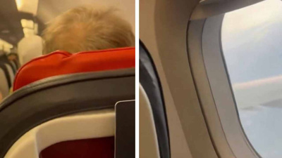 Uçakta panik anları: Fırtınaya havada yakalandılar