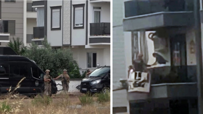 Boşanma aşamasındaki eşini ve kızını silahla rehin aldı
