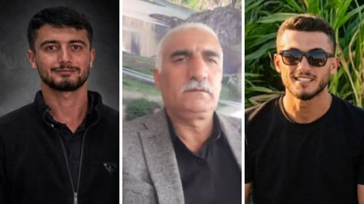 Mezarlıkta öldürülen AKP'li yönetici, oğlu ve yeğeni toprağa verildi