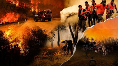 Türkiye alevlerle mücadele ediyor! Hastane boşaltıldı, yollar kapatıldı