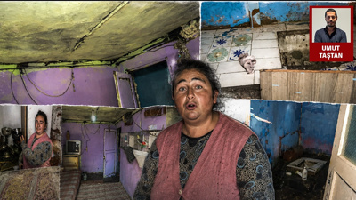 7 kişilik aile farelerle aynı evde! Çekmeköy'de yaşadıkları evin duvarları çatlak, tavanı delik