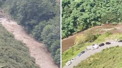 Giresun'da sel dehşeti: Anne ve 2 kızı kayboldu