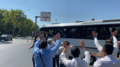Süleymancılar Alihan Kuriş'in arkasından koşup el salladı