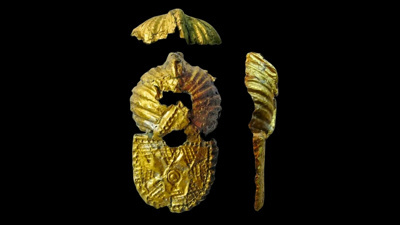 Haritadaki kayıp şehirde bulundu: 1.500 yıllık mezardan altın pabuçlar çıktı