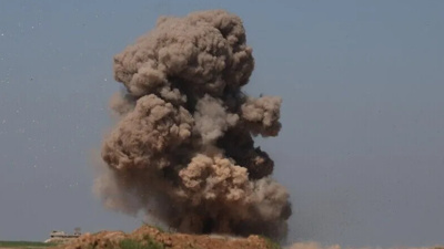 Suriye'de güvenlik güçlerini taşıyan otobüse bombalı saldırı!