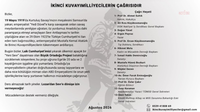 Akademisyen ve sanatçılardan “İkinci Kuvayımilliyeciler” çağrısı