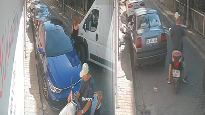 Tapudan çıktı parasını düşürdü! Gerçek kamerada ortaya çıktı