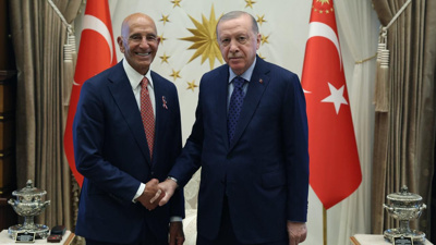 Erdoğan ABD Büyükelçisi Tom Barrack ile görüştü
