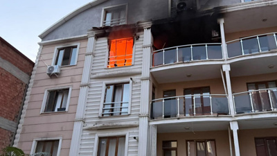 Mikrodalga patladı ev yandı!