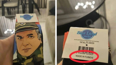 Bosna Kasabı resimli çorapları Bayrampaşa'da üretmişler! Bakanlık soruşturma başlattı