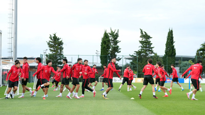 Milli takımda 2 futbolcu antrenmana katılamadı