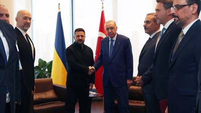 Erdoğan ve Zelenskiy Türkevi'nde görüştü