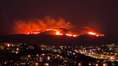 Bodrum'da gece yarısı yangın çıktı: Kontrol altına alındı