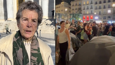 87 yaşındaki kadın Madrid'i ayağa kaldırdı! Binlerce kişi onun adıyla yürüyor