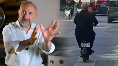 Halit Ergenç'ten Nişantaşı'nda skuter turu