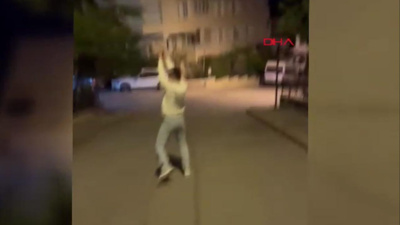 Başkentin ortasında silah çekip mermi yağdırdı