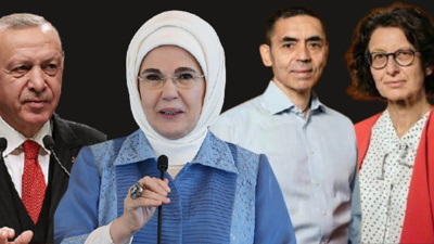 Özlem Türeci'yi, 'Uğur Bey'in eşi' olarak niteleyen Erdoğan'a tepki yağdı