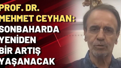 Prof. Dr. Mehmet Ceyhan: Sonbaharda yeniden bir artış yaşanacak