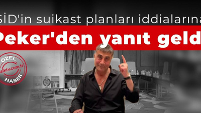 IŞİD'in suikast planları iddialarına Peker'den yanıt geldi