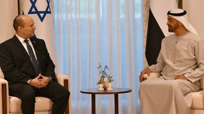 Tarihte bir ilk: İsrail Başbakanı BAE'de Abu Dabi Veliaht Prensi ile görüştü