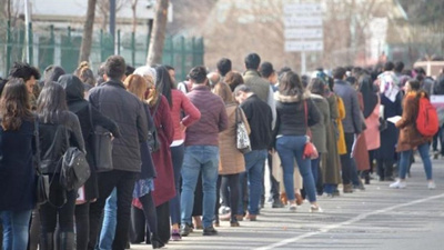 Kayıtlı işsiz sayısı ekimde 55 bin kişi arttı